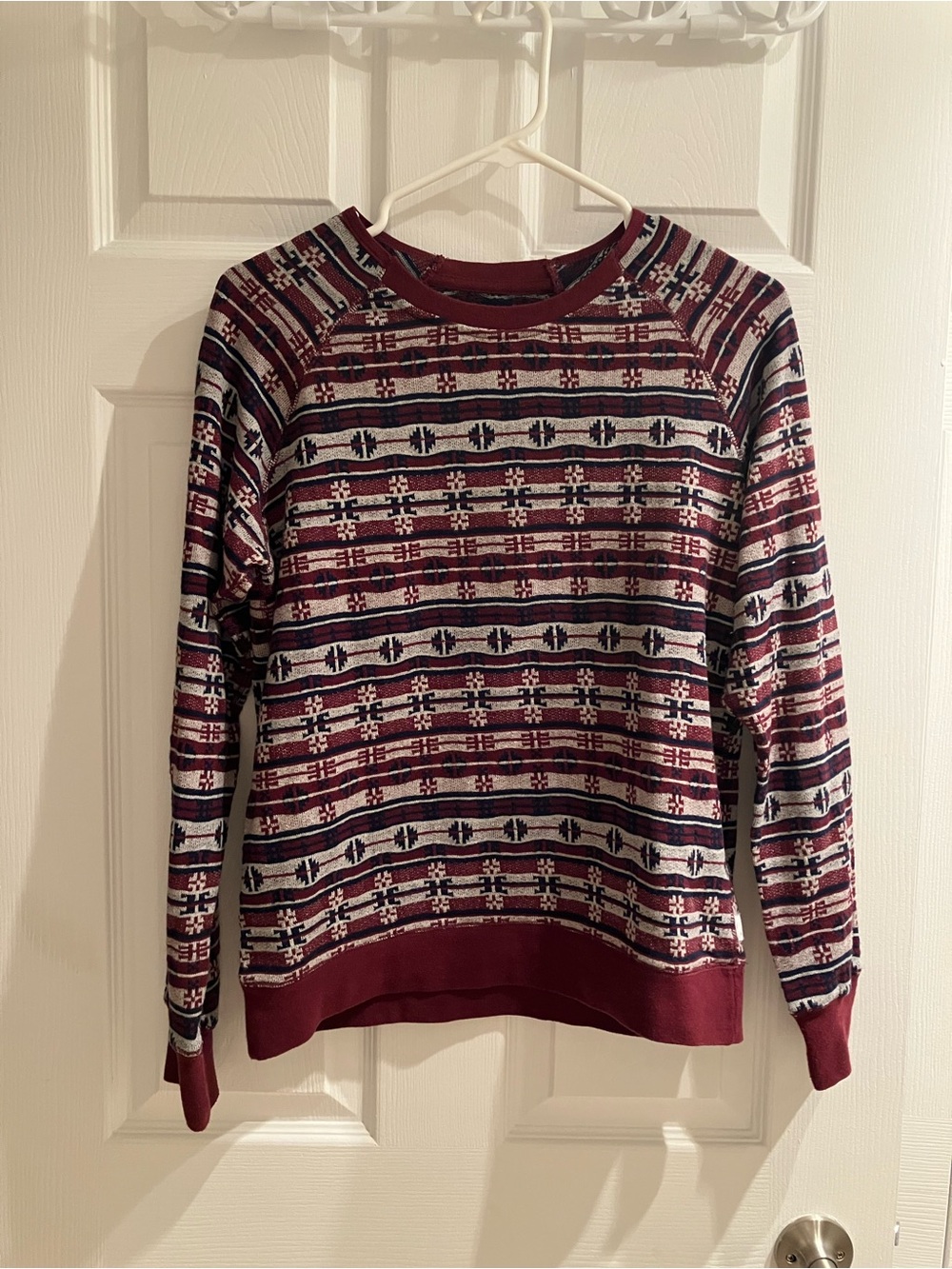 Women's Patterned Crewneck Sweater